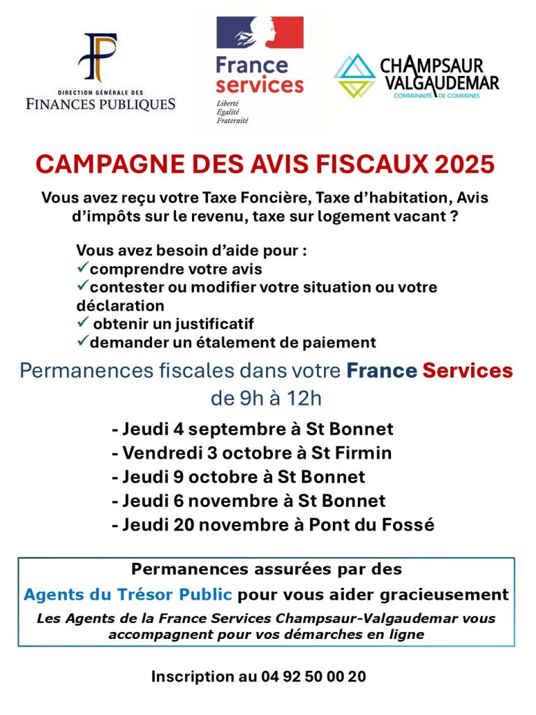 CAMPAGNE DES AVIS FISCAUX 2025