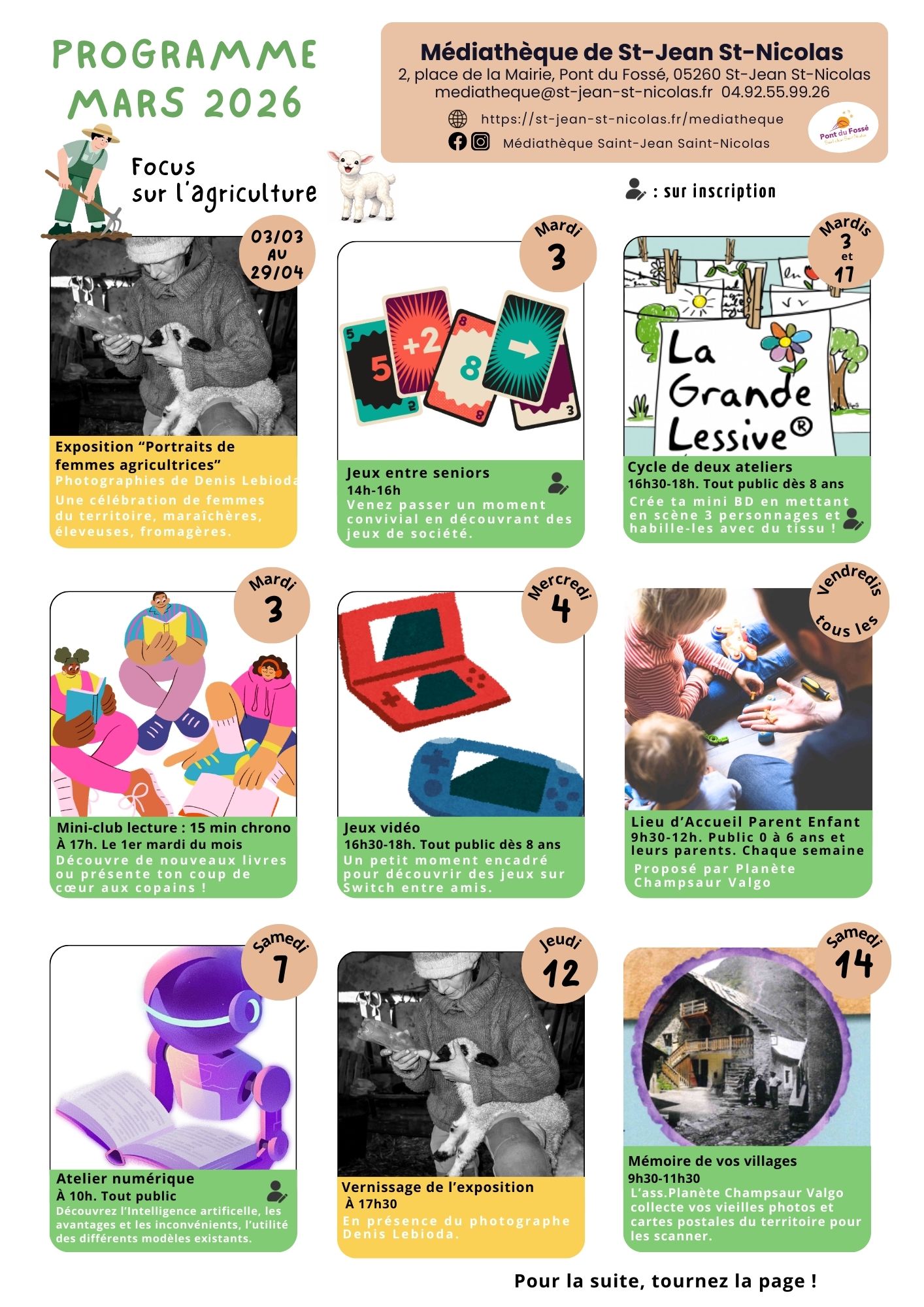 You are currently viewing En mars à la médiathèque