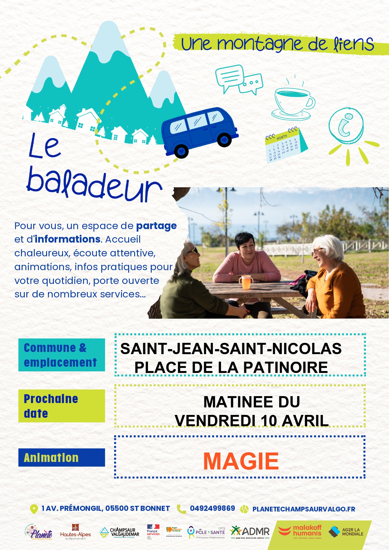 Lire la suite à propos de l’article Vendredi 10 avril: Le Baladeur – une montagne de liens