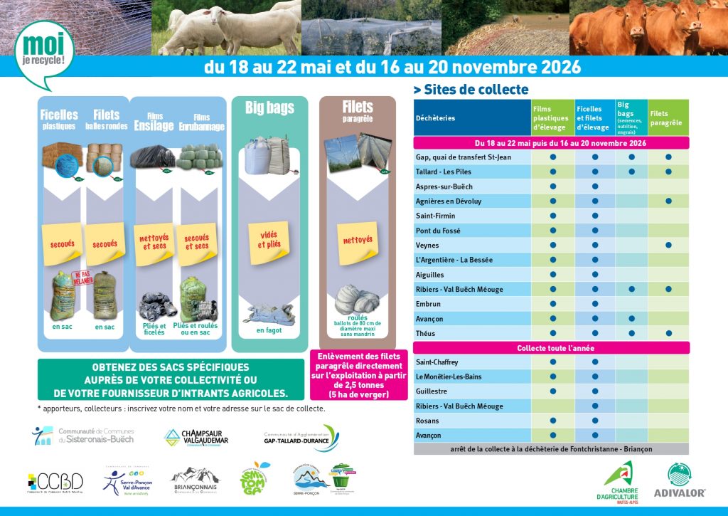 COLLECTE DES DÉCHETS AGRICOLES