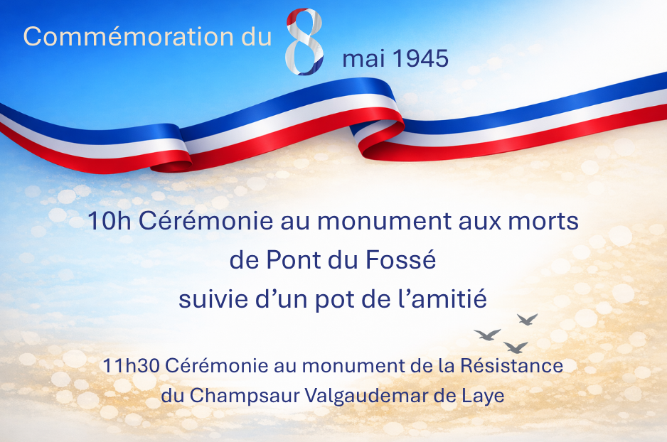 Lire la suite à propos de l’article COMMÉMORATION DU 8 MAI 1945