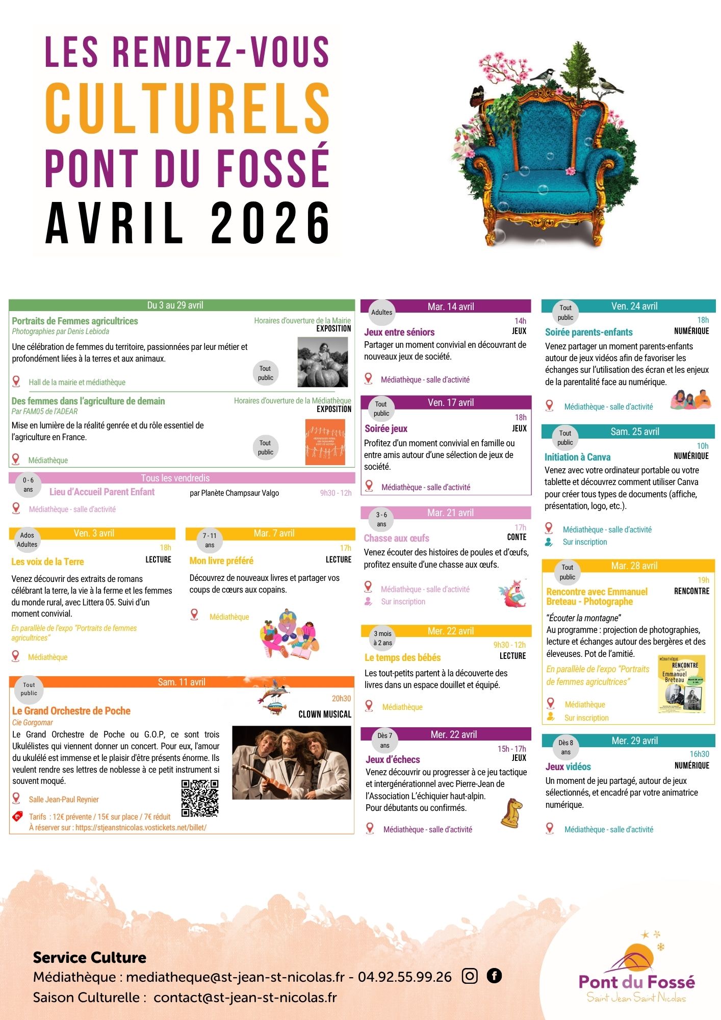 You are currently viewing En avril à la médiathèque