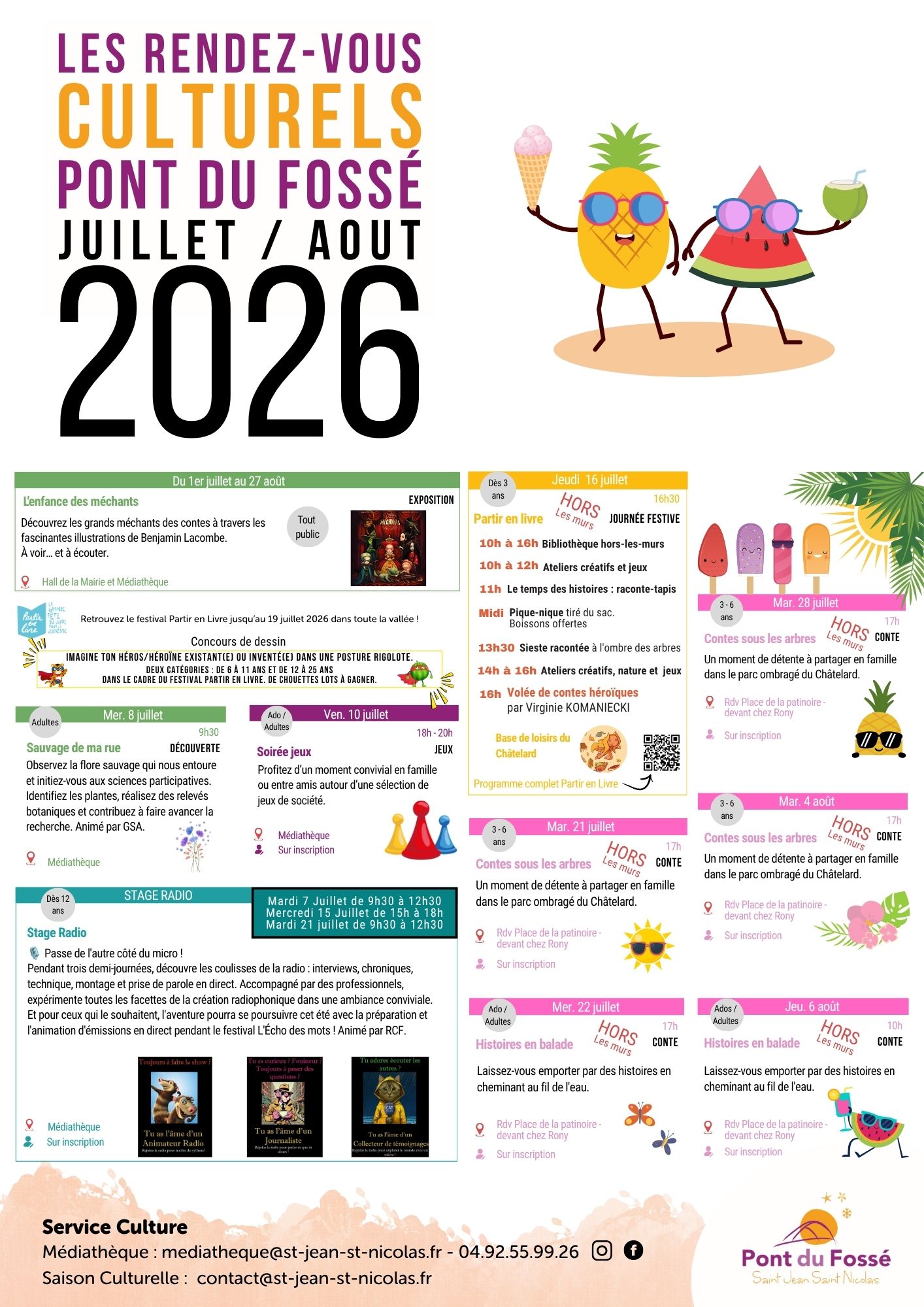 You are currently viewing En juillet / août à la médiathèque