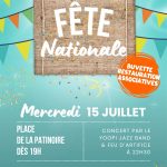 Fête Nationale – 15 Juillet
