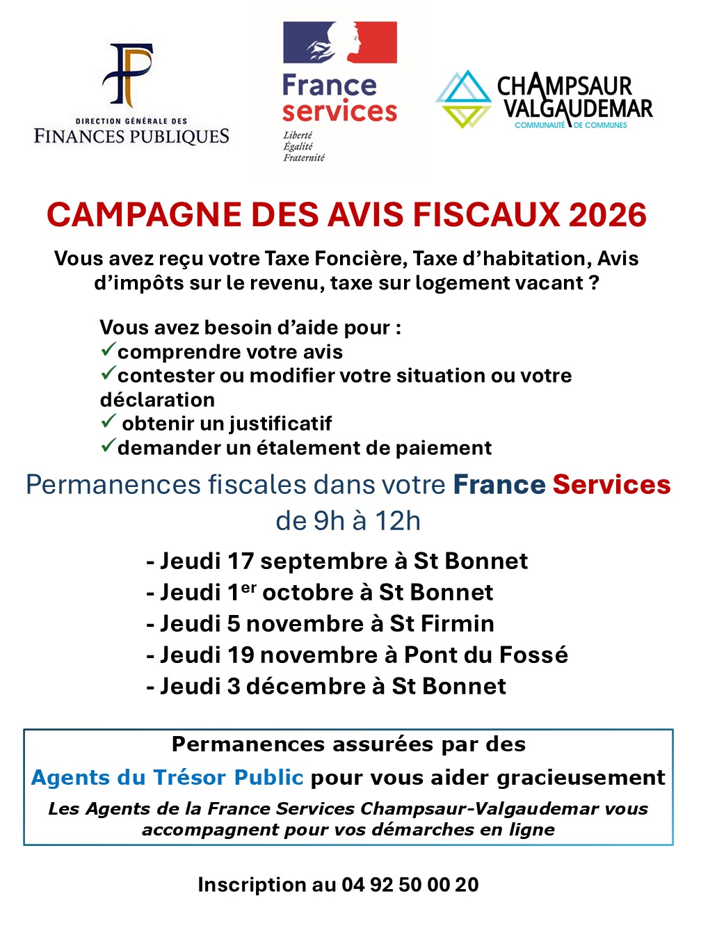 Lire la suite à propos de l’article CAMPAGNE AVIS FISCAUX 2026
