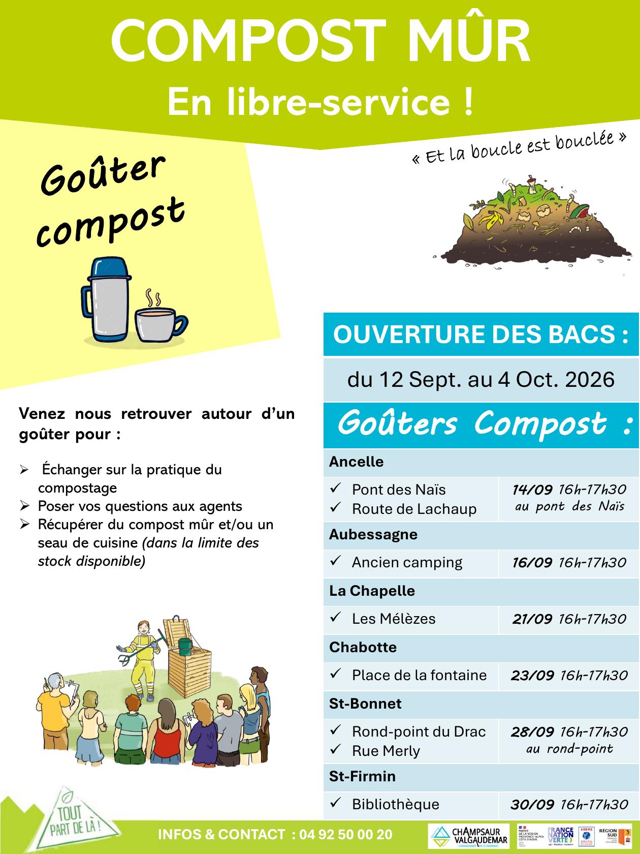 Lire la suite à propos de l’article Compost mûr en libre service sur les sites de compostage partagé