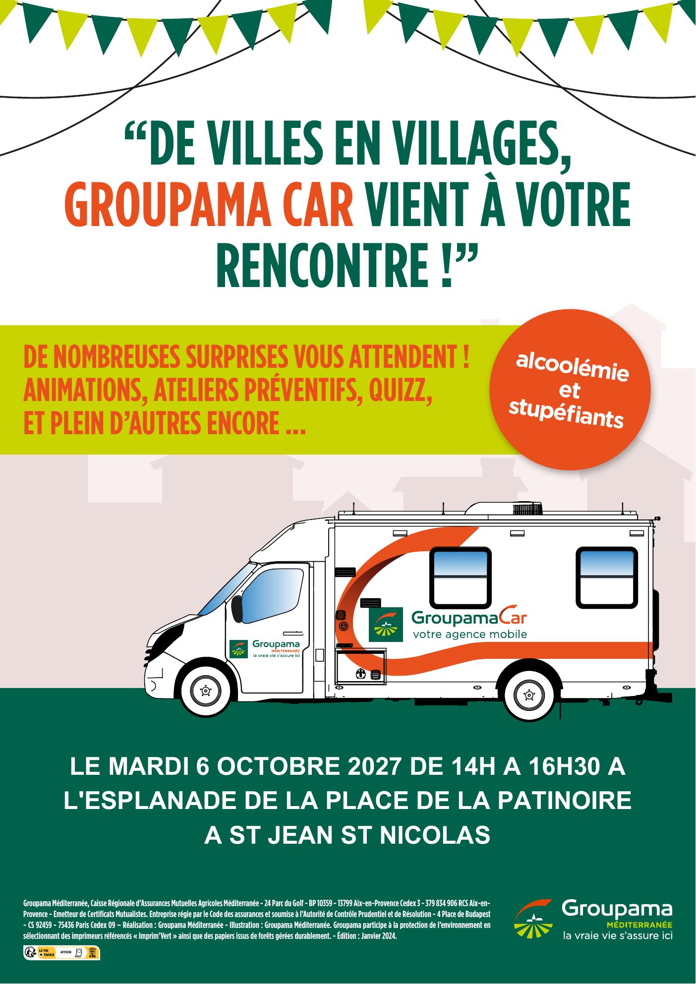 Lire la suite à propos de l’article Mardi 6 octobre 2026: Groupama Car